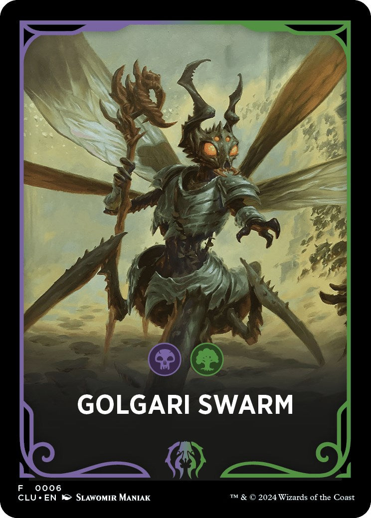 Golgari Swarm Theme Card [Ravnica: Clue Edition Tokens] | The CG Realm