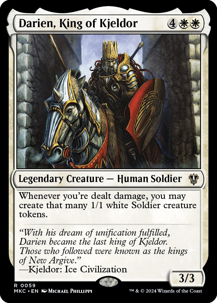 Darien, King of Kjeldor [Murders at Karlov Manor Commander] | The CG Realm