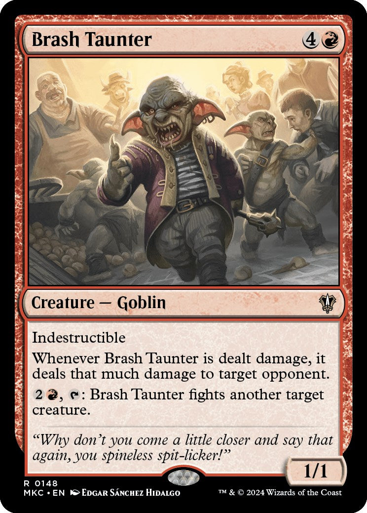 Brash Taunter [Murders at Karlov Manor Commander] | The CG Realm