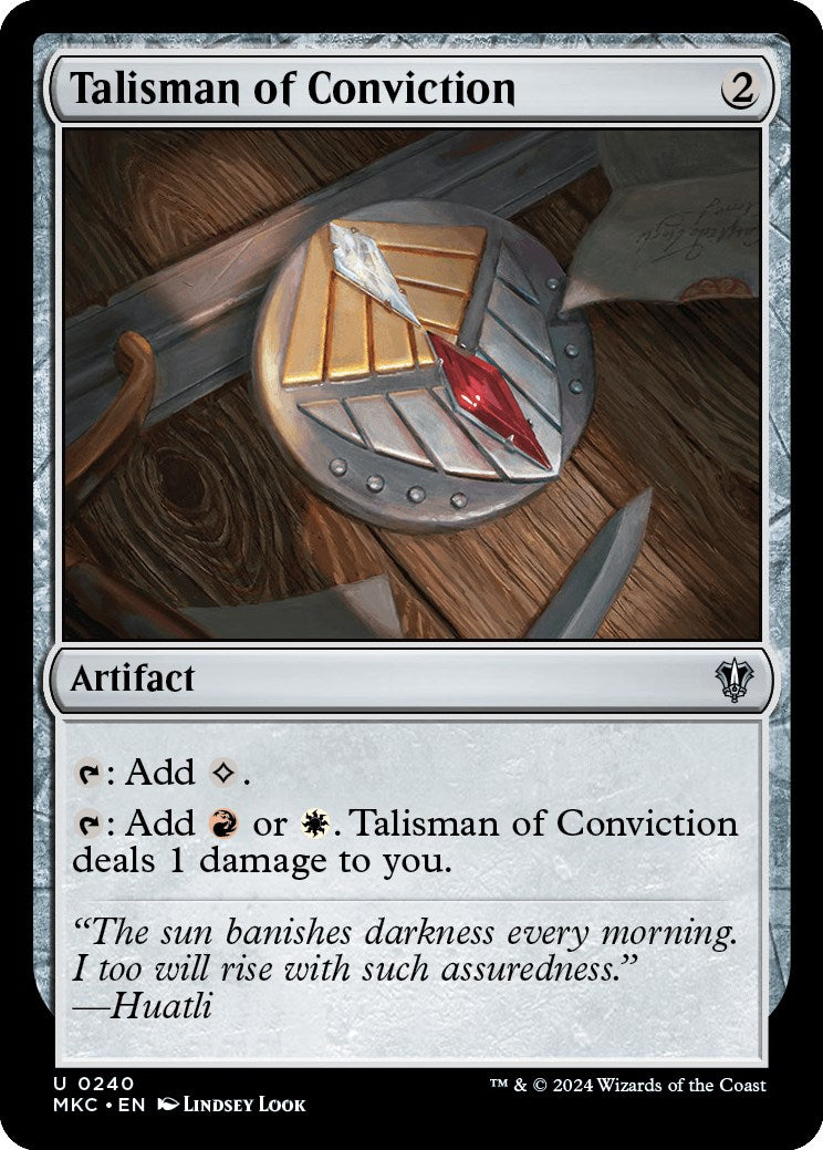 Talisman of Conviction [Murders at Karlov Manor Commander] | The CG Realm