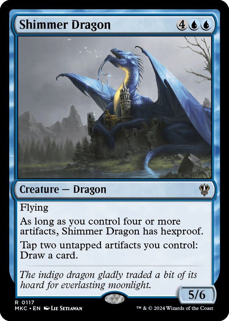 Shimmer Dragon [Murders at Karlov Manor Commander] | The CG Realm
