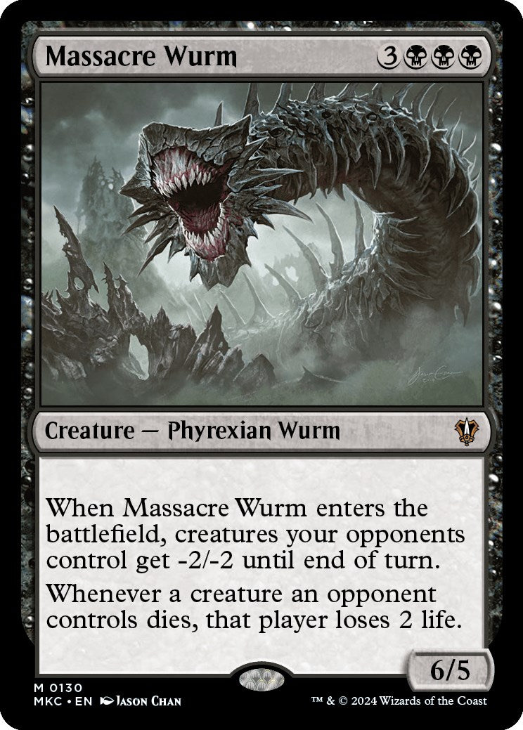 Massacre Wurm [Murders at Karlov Manor Commander] | The CG Realm