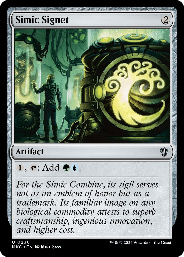 Simic Signet [Murders at Karlov Manor Commander] | The CG Realm
