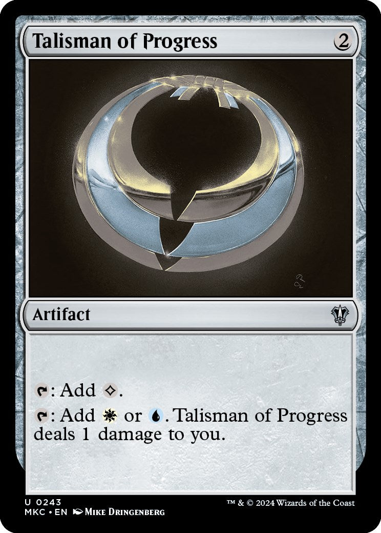 Talisman of Progress [Murders at Karlov Manor Commander] | The CG Realm