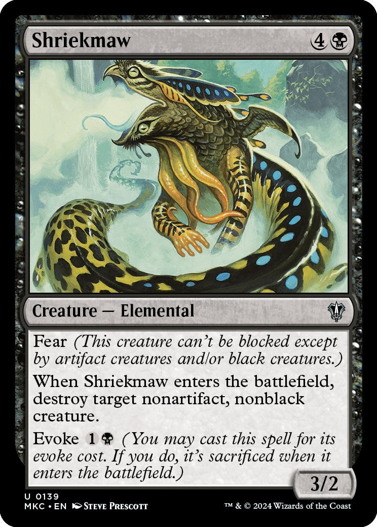Shriekmaw [Murders at Karlov Manor Commander] | The CG Realm
