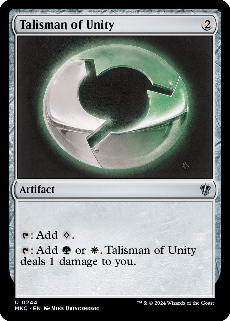 Talisman of Unity [Murders at Karlov Manor Commander] | The CG Realm
