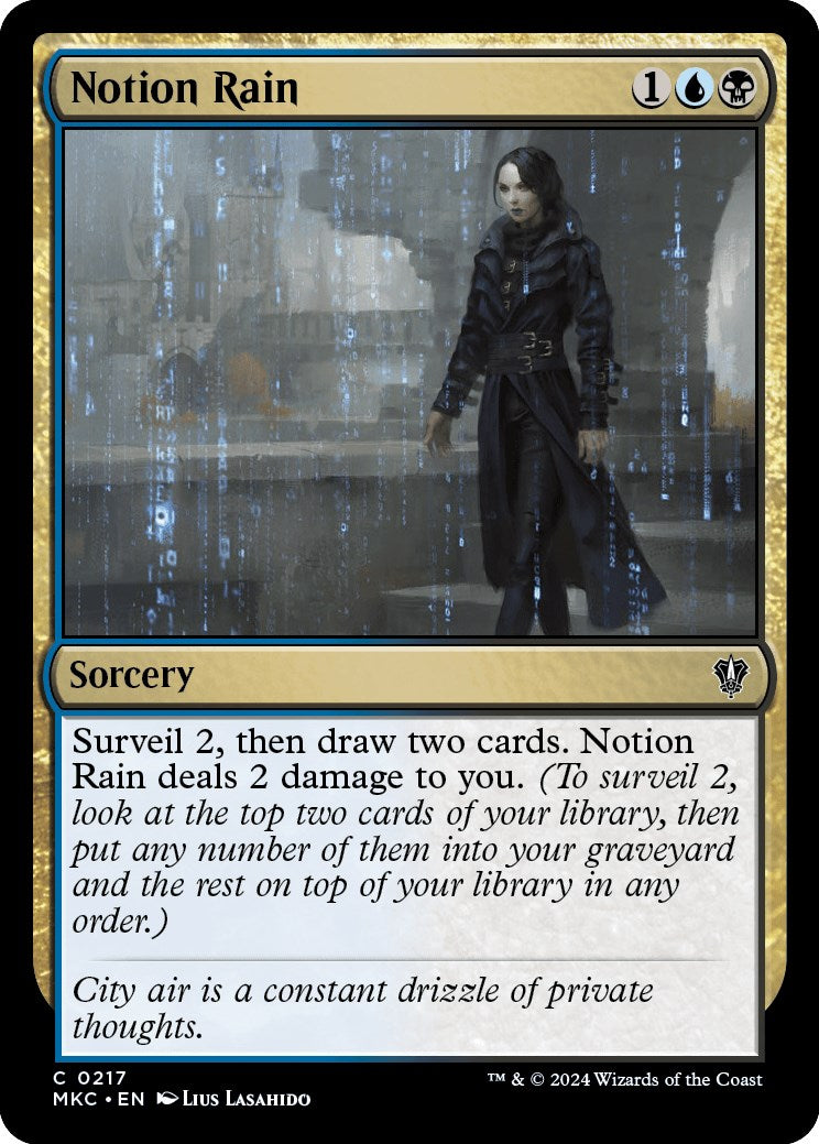 Notion Rain [Murders at Karlov Manor Commander] | The CG Realm