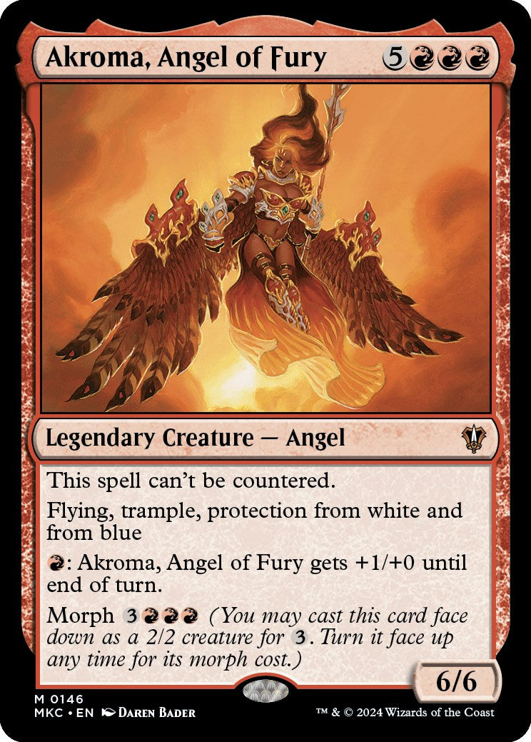 Akroma, Angel of Fury [Murders at Karlov Manor Commander] | The CG Realm