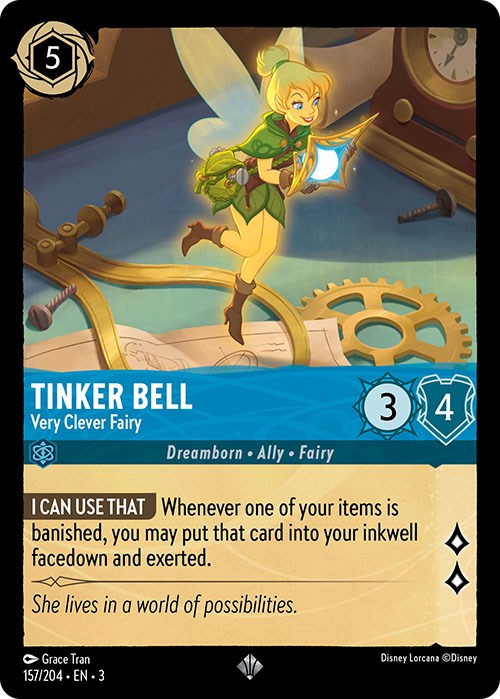 Tinker Bell - Very Clever Fairy (157/204) [Into the Inklands] | The CG Realm