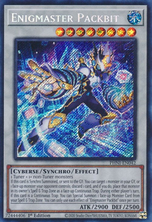 Enigmaster Packbit [PHNI-EN042] Secret Rare | The CG Realm