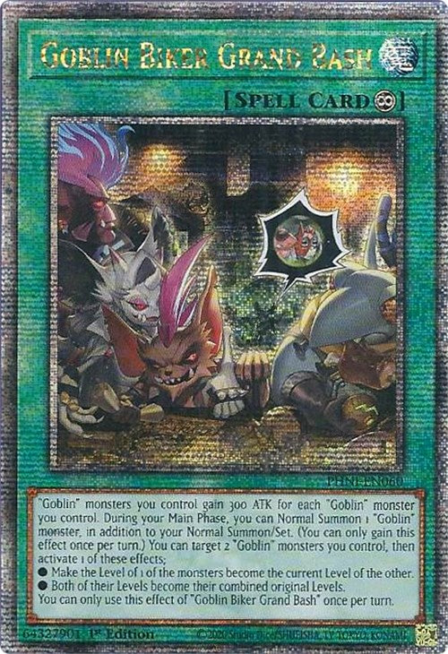 Goblin Biker Grand Bash [PHNI-EN060] Quarter Century Secret Rare | The CG Realm