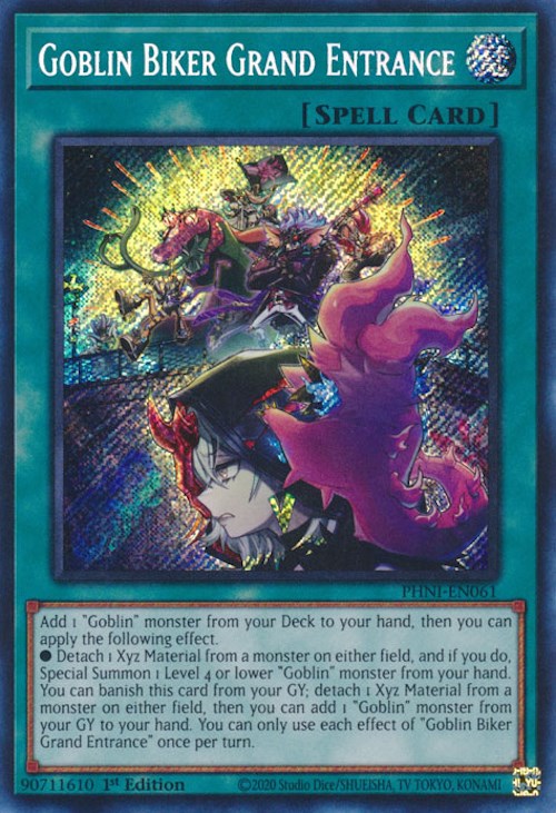 Goblin Biker Grand Entrance [PHNI-EN061] Secret Rare | The CG Realm