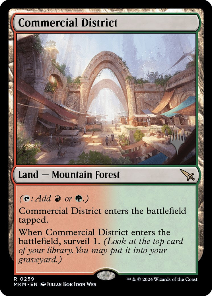 Commercial District (Promo Pack) [Murders at Karlov Manor Promos] | The CG Realm