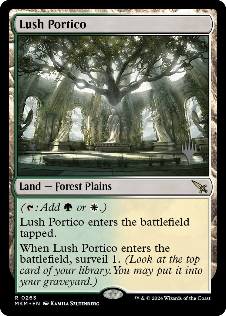 Lush Portico (Promo Pack) [Murders at Karlov Manor Promos] | The CG Realm