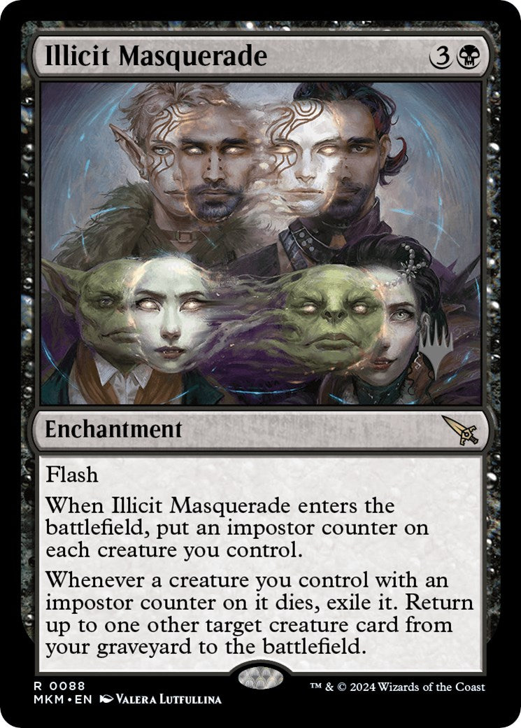 Illicit Masquerade (Promo Pack) [Murders at Karlov Manor Promos] | The CG Realm