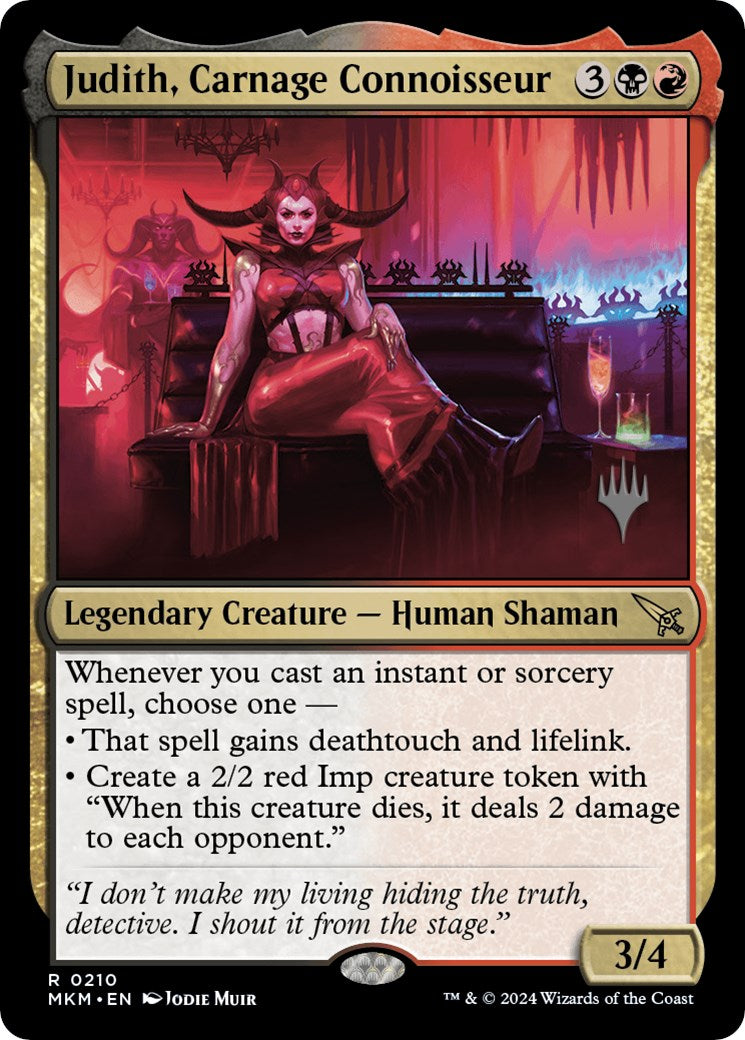 Judith, Carnage Connoisseur (Promo Pack) [Murders at Karlov Manor Promos] | The CG Realm
