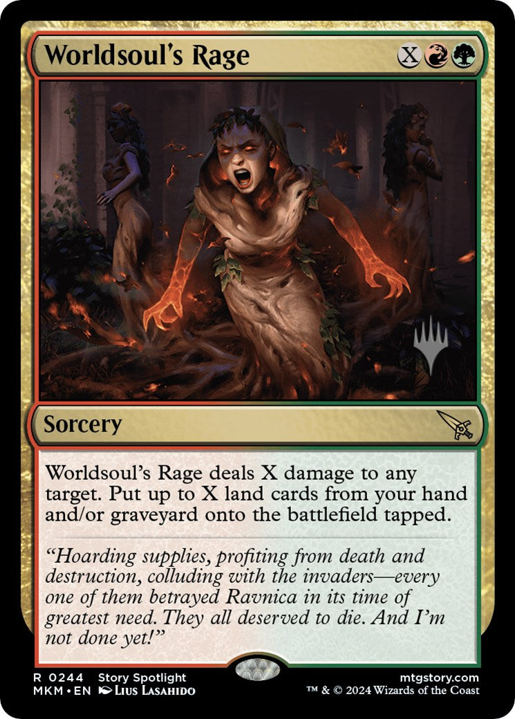 Worldsoul's Rage (Promo Pack) [Murders at Karlov Manor Promos] | The CG Realm