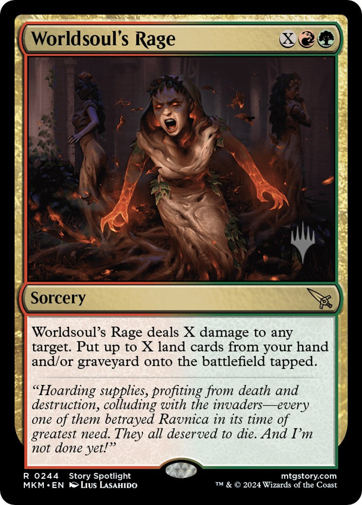 Worldsoul's Rage (Promo Pack) [Murders at Karlov Manor Promos] | The CG Realm