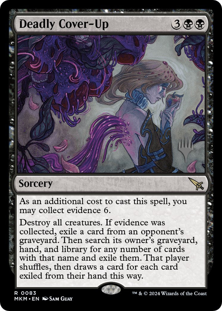 Deadly Cover-Up (Promo Pack) [Murders at Karlov Manor Promos] | The CG Realm