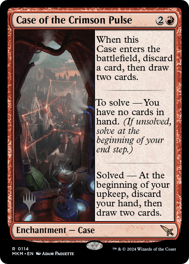 Case of the Crimson Pulse (Promo Pack) [Murders at Karlov Manor Promos] | The CG Realm