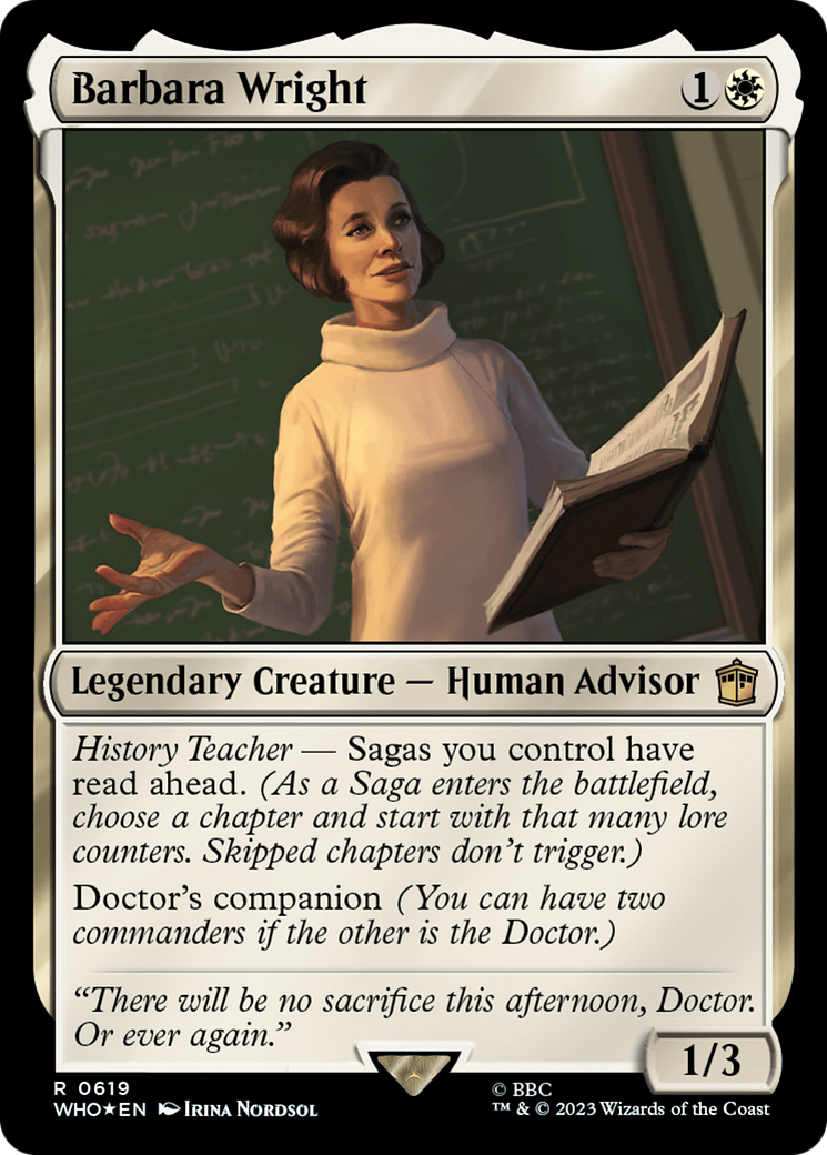 Barbara Wright (Surge Foil) [Doctor Who] | The CG Realm
