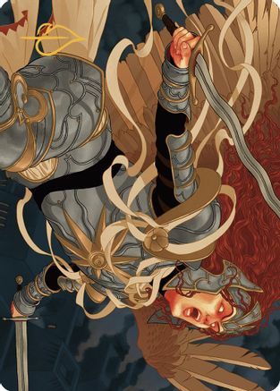 Aurelia, the Law Above Art Card (41/49) (Gold-Stamped Signature) (ASMKM-041) - Art Series: Murders at Karlov Manor