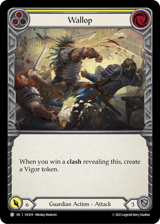 Wallop (Yellow) [VIC019] (Heavy Hitters Victor Blitz Deck) | The CG Realm
