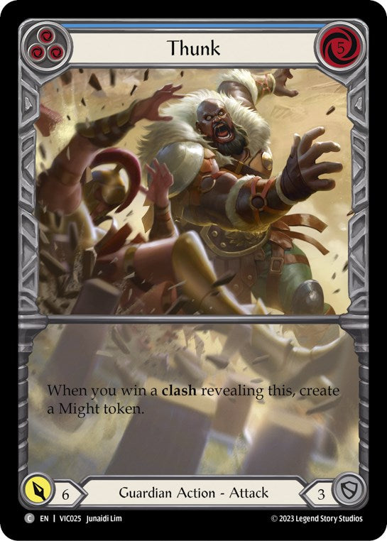 Thunk (Blue) [VIC025] (Heavy Hitters Victor Blitz Deck) | The CG Realm