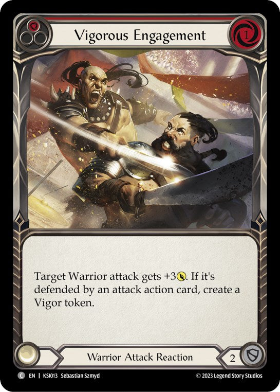 Vigorous Engagement (Red) [KSI013] (Heavy Hitters Kassai Blitz Deck) | The CG Realm