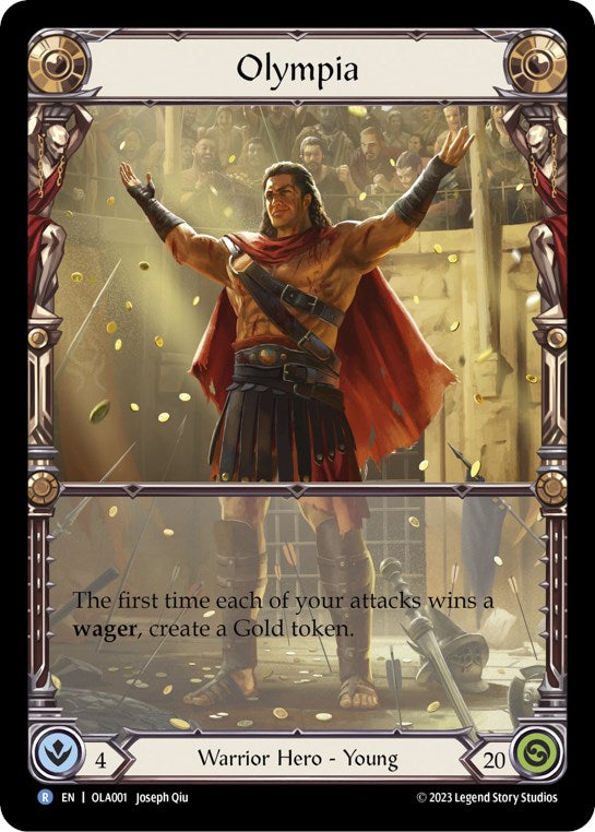 Olympia [OLA001] (Heavy Hitters Olympia Blitz Deck)  Rainbow Foil | The CG Realm