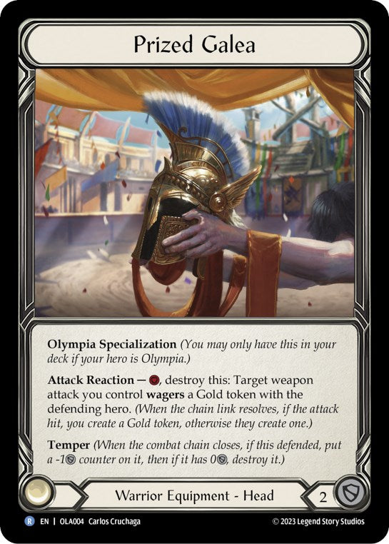 Prized Galea [OLA004] (Heavy Hitters Olympia Blitz Deck) | The CG Realm