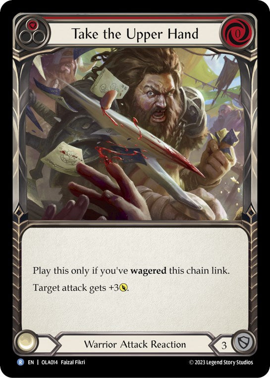Take the Upper Hand (Red) [OLA014] (Heavy Hitters Olympia Blitz Deck) | The CG Realm