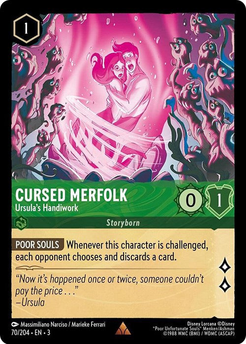 Cursed Merfolk - Ursula's Handiwork (70/204) [Into the Inklands] | The CG Realm