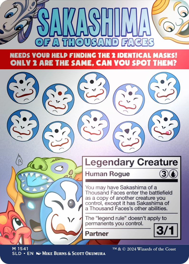 Sakashima of a Thousand Faces (Rainbow Foil) [Secret Lair Drop Series] | The CG Realm