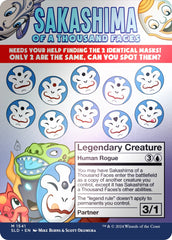 Sakashima of a Thousand Faces (Rainbow Foil) [Secret Lair Drop Series] | The CG Realm