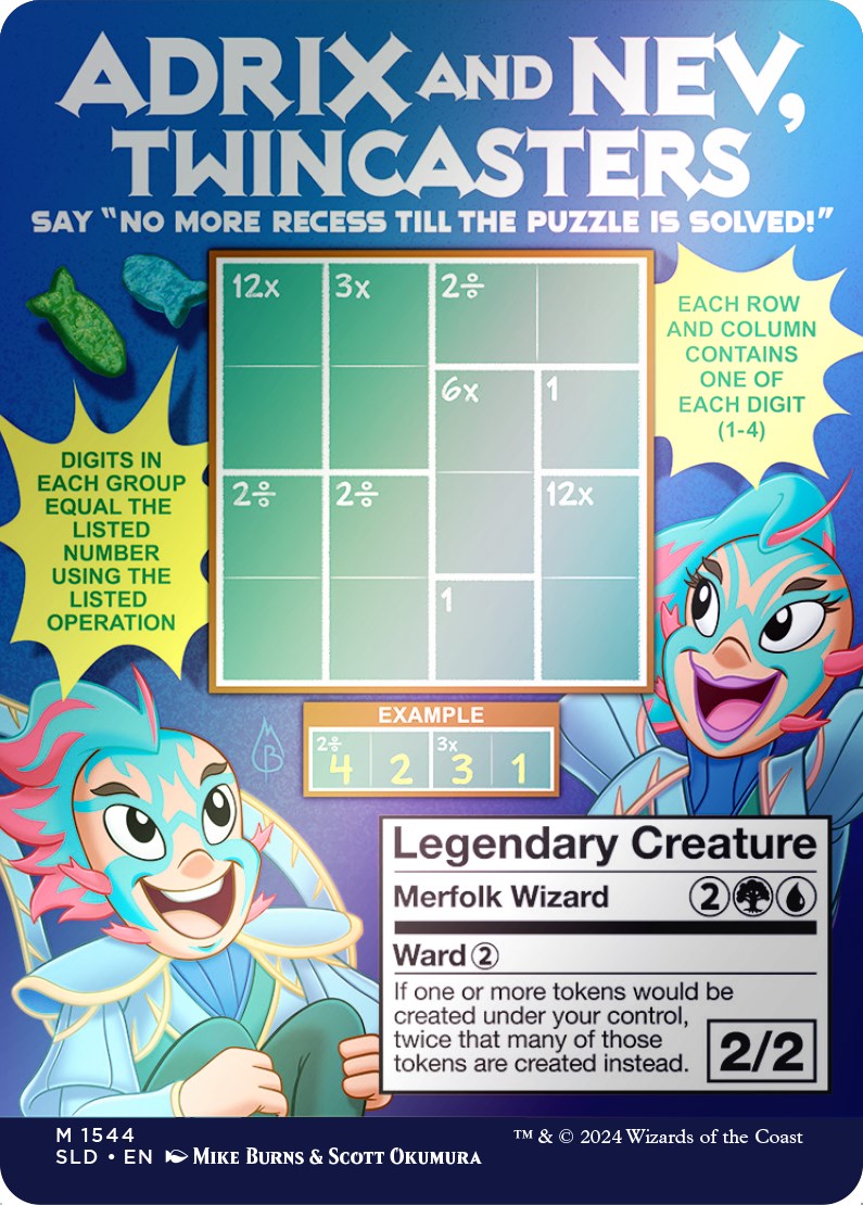 Adrix and Nev, Twincasters (Rainbow Foil) [Secret Lair Drop Series] | The CG Realm