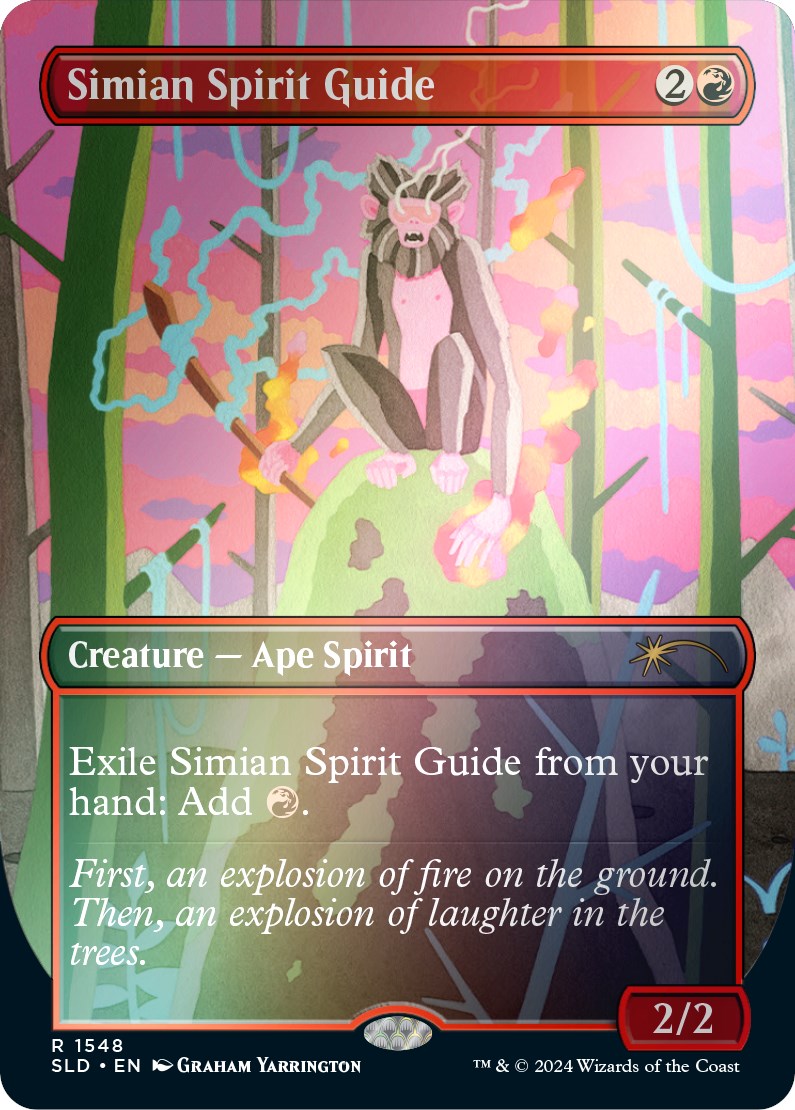 Simian Spirit Guide (Rainbow Foil) [Secret Lair Drop Series] | The CG Realm