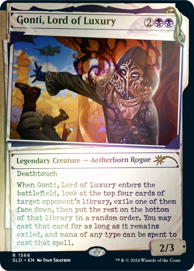 Gonti, Lord of Luxury (Rainbow Foil) [Secret Lair Drop Series] | The CG Realm