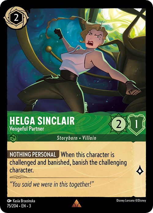 Helga Sinclair - Vengeful Partner (75/204) [Into the Inklands] | The CG Realm