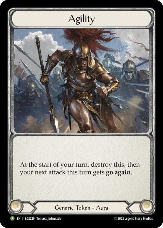 Agility // Gold [LGS229] (Promo)  Rainbow Foil | The CG Realm