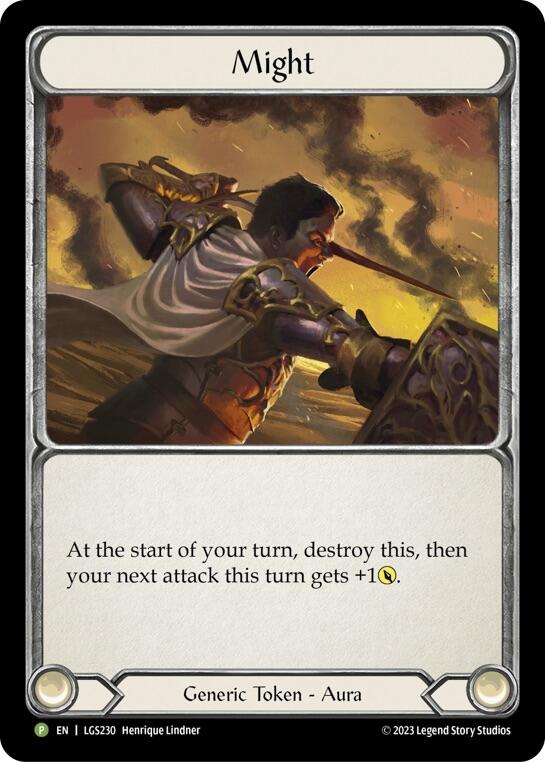 Might // Vigor [LGS230] (Promo)  Rainbow Foil | The CG Realm