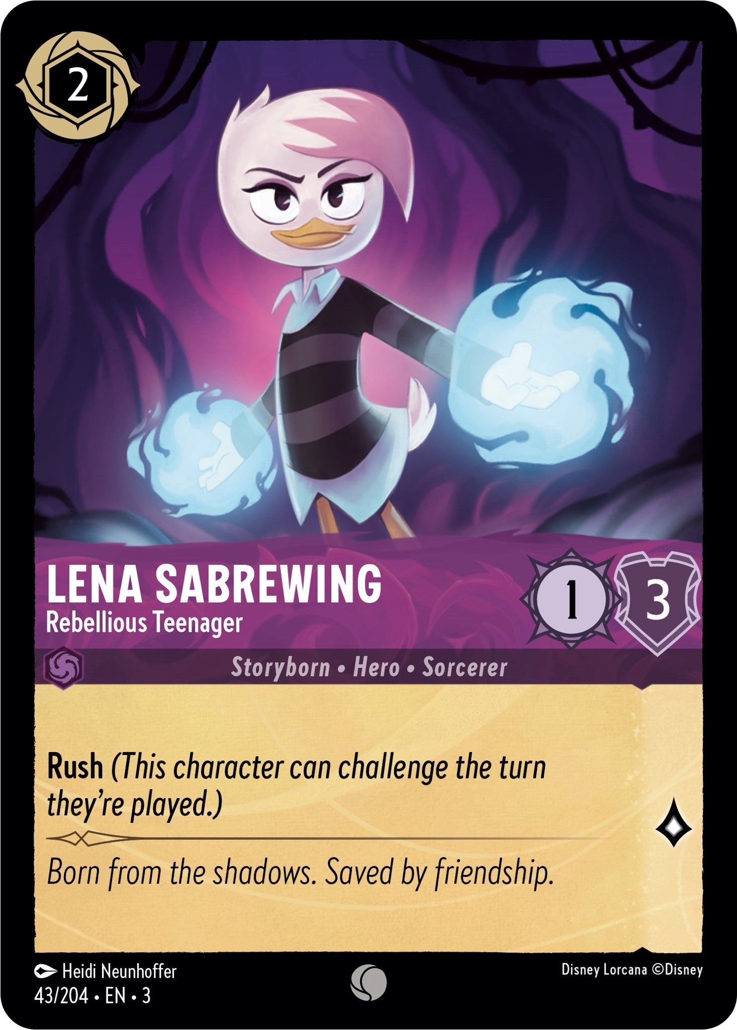Lena Sabrewing - Rebellious Teenager (43/204) [Into the Inklands] | The CG Realm
