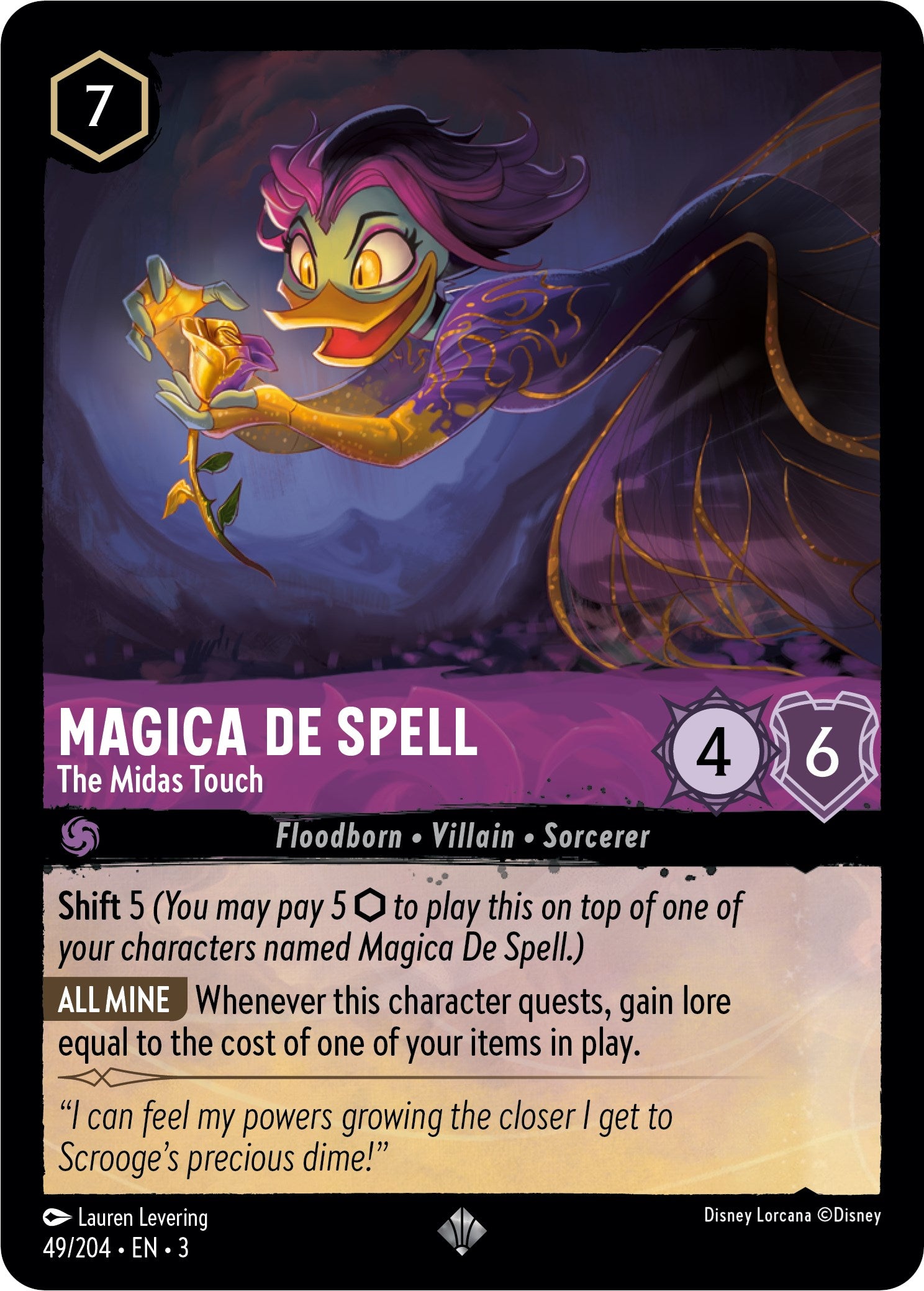 Magica De Spell - The Midas Touch (49/204) [Into the Inklands] | The CG Realm