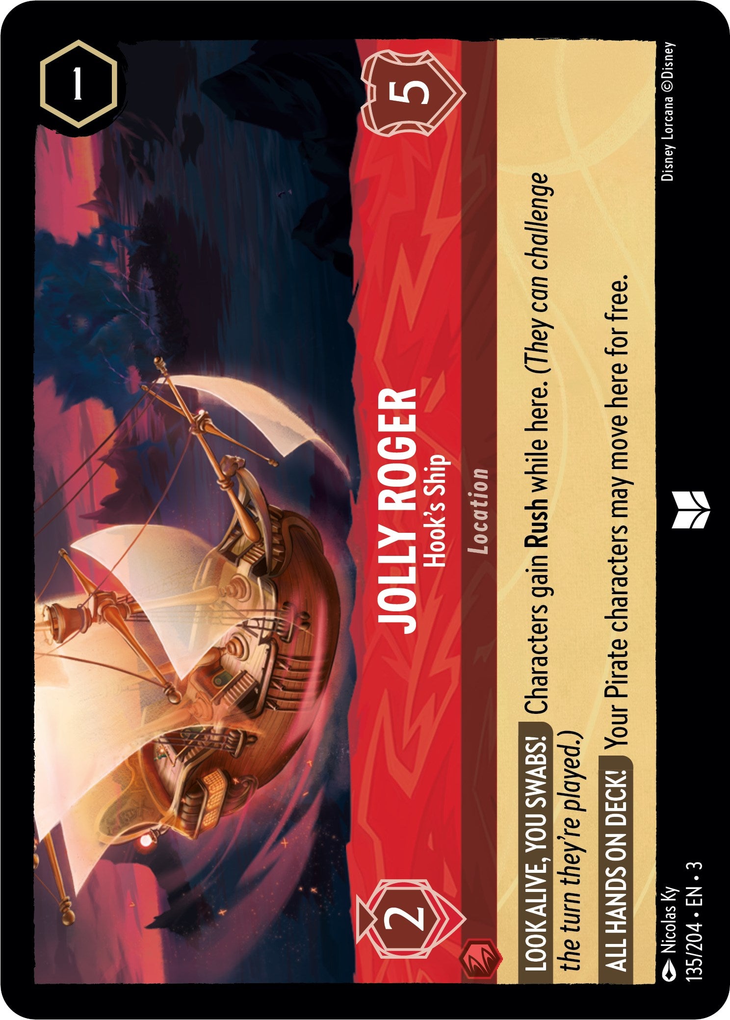 Jolly Roger - Hook's Ship (135/204) [Into the Inklands] | The CG Realm