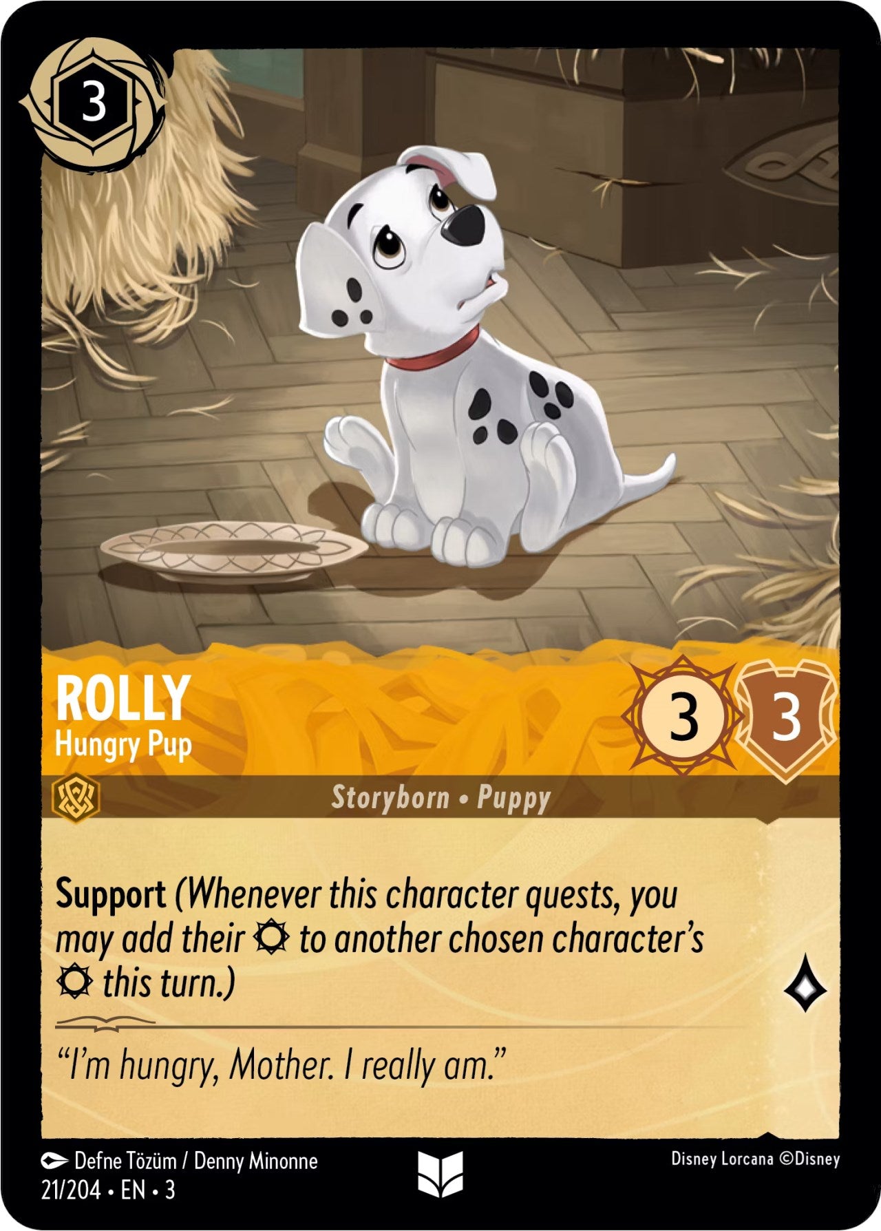 Rolly - Hungry Pup (21/204) [Into the Inklands] | The CG Realm