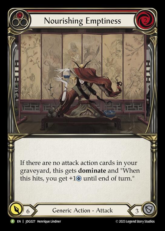 Nourishing Emptiness (Red) [JDG027] (Promo)  Cold Foil | The CG Realm