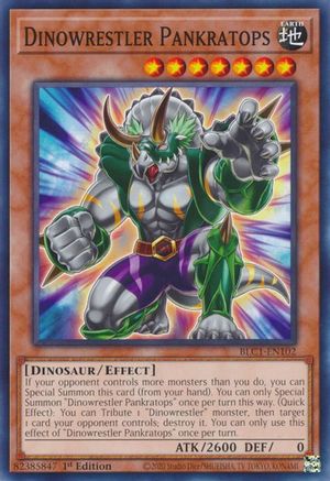 Dinowrestler Pankratops (BLC1-EN102) - Battles of Legend: Chapter 1 1st Edition