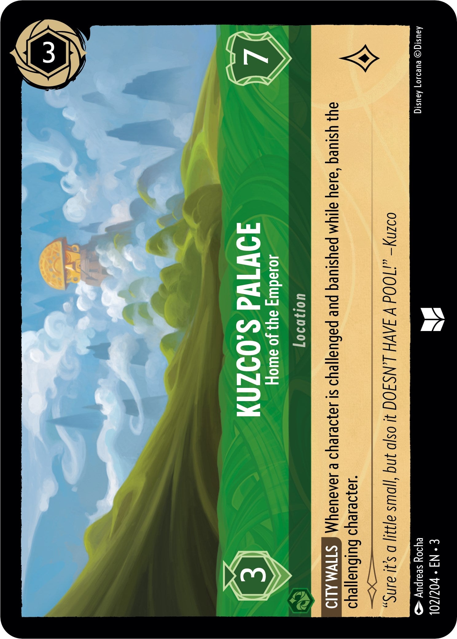 Kuzco's Palace - Home of the Emperor (102/204) [Into the Inklands] | The CG Realm