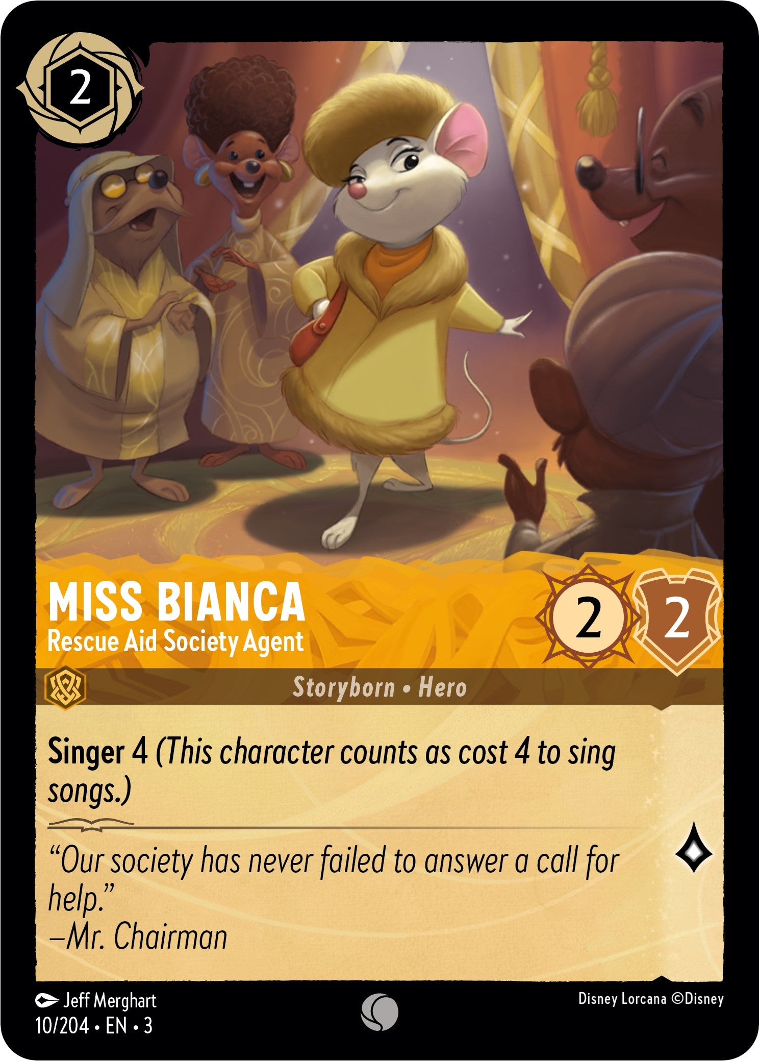Miss Bianca - Rescue Aid Society Agent (10/204) [Into the Inklands] | The CG Realm