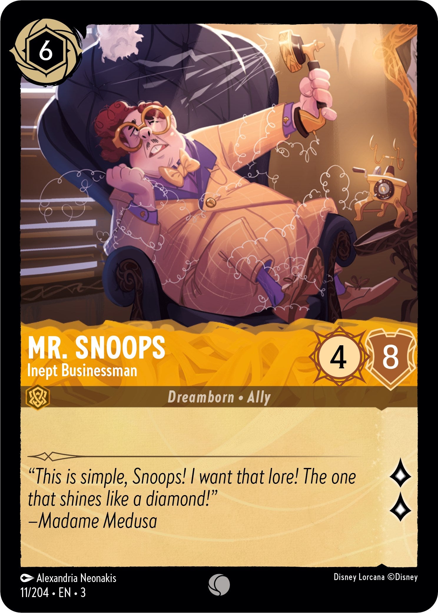 Mr. Snoops - Inept Businessman (11/204) [Into the Inklands] | The CG Realm